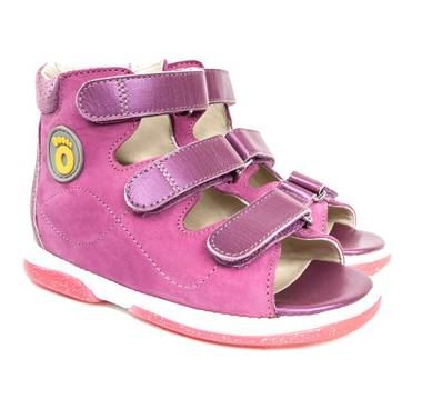 7: Memo Betti, pigesandal, pink - sandaler med ekstra støtte
